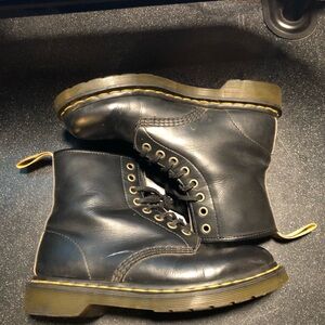 Dr. Martens Black Leather Boots